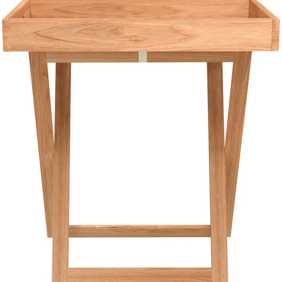 vidaXL Dienbladtafel inklapbaar 52x36x56,5 cm walnotenhout