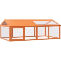 vidaXL Dierenren 200x112,5x74 cm massief grenenhout bruin