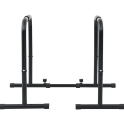 vidaXL Dip Bar Zwart 116 x 66 x 74,5 cm Gepoedercoat staal