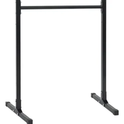 vidaXL Dip station 2 pcs Zwart 55 x 90 x 104.5 cm Gepoedercoat staal