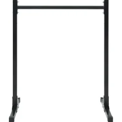 vidaXL Dip station 2 pcs Zwart 55 x 90 x 104.5 cm Gepoedercoat staal