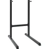 vidaXL Dip station Zwart 103,5 x 66,5 x 121,5 cm Gepoedercoat staal