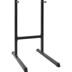 vidaXL Dip station Zwart 103,5 x 66,5 x 121,5 cm Gepoedercoat staal