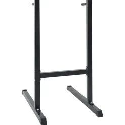 vidaXL Dip station Zwart 103,5 x 66,5 x 121,5 cm Gepoedercoat staal