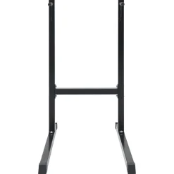vidaXL Dip station Zwart 103,5 x 66,5 x 121,5 cm Gepoedercoat staal