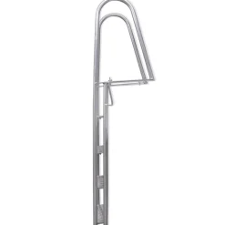 vidaXL Dok/zwembadladder met 4 treden aluminium 167 cm