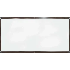 vidaXL Doorzichtig zeildoek met zeilringen 1x2 m polyethyleen
