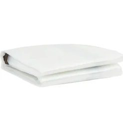 vidaXL Doorzichtig zeildoek met zeilringen 1x2 m polyethyleen