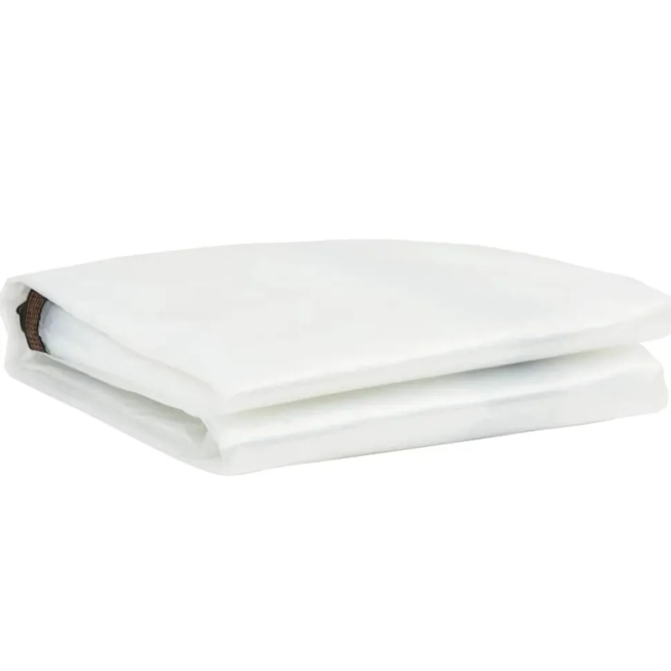 vidaXL Doorzichtig zeildoek met zeilringen 1x2 m polyethyleen