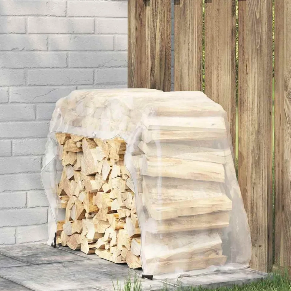 vidaXL Doorzichtig zeildoek met zeilringen 1x2 m polyethyleen