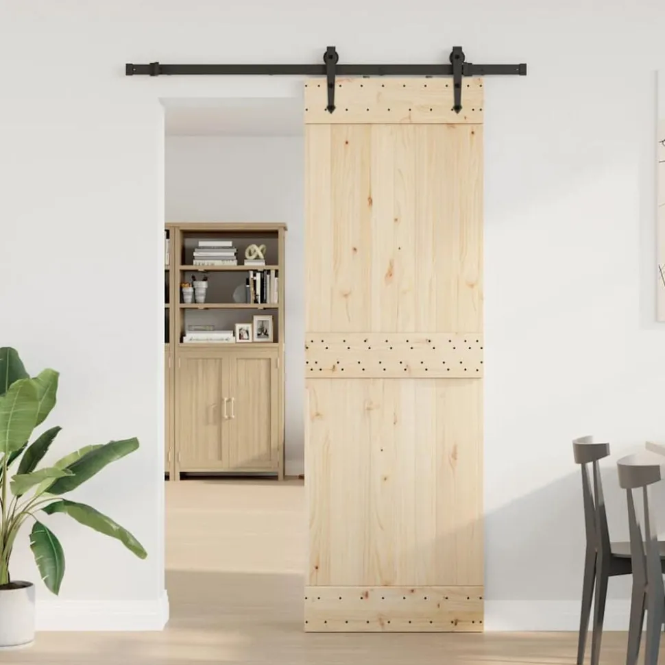 vidaXL Doos met onderdelen voor schuifdeur 152,5 cm staal zwart