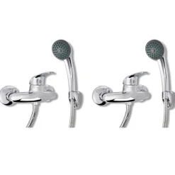 vidaXL Douche mengkraan 2 st