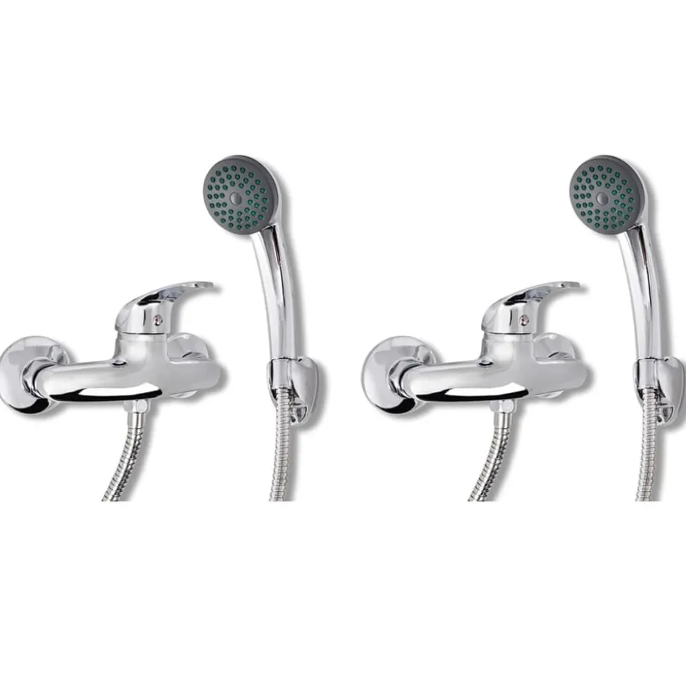 vidaXL Douche mengkraan 2 st