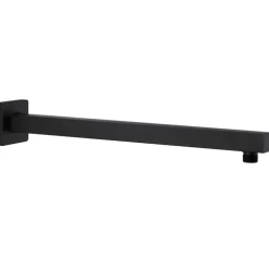 vidaXL Douchearm vierkant 40 cm roestvrij staal 201 zwart