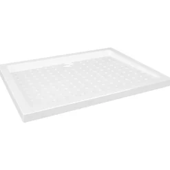 vidaXL Douchebak met noppen 90x70x4 cm ABS wit
