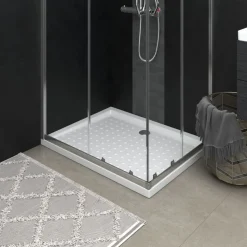 vidaXL Douchebak met noppen 90x70x4 cm ABS wit