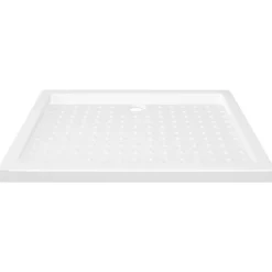 vidaXL Douchebak met noppen 90x70x4 cm ABS wit