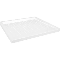 vidaXL Douchebak met noppen 80x80x4 cm ABS wit