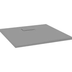 vidaXL Douchebak 80x80 cm SMC grijs
