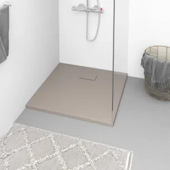 vidaXL Douchebak 80x80 cm SMC bruin