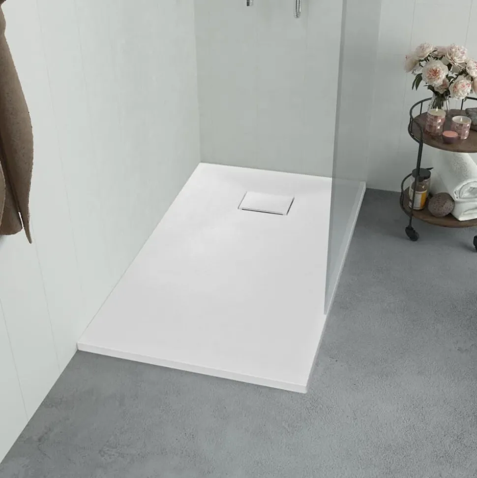 vidaXL Douchebak 80x80 cm SMC wit