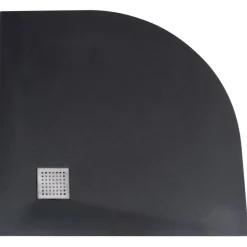 vidaXL Douchebak 90x90 cm SMC zwart
