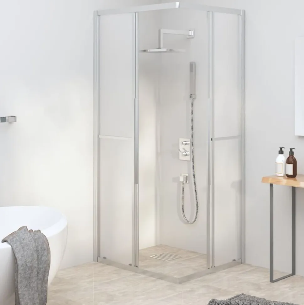 vidaXL Douchecabine 90x70x180 cm mat ESG