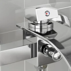 vidaXL Douchemengkraan Chroom G 1 / 2 inch