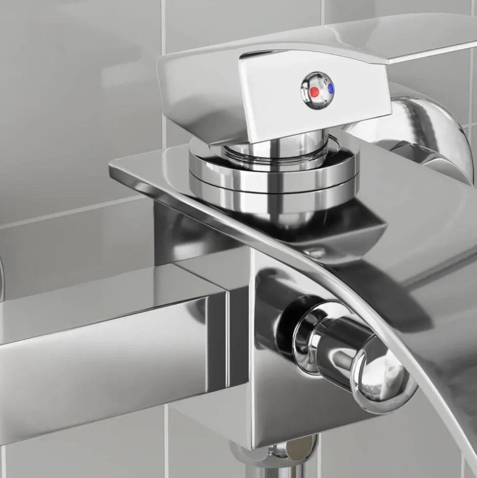 vidaXL Douchemengkraan Chroom G 1 / 2 inch