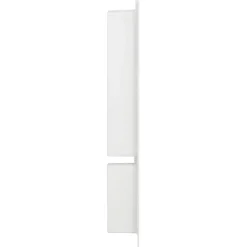 vidaXL Douchenis met 2 vakken 41x69x9 cm hoogglans wit