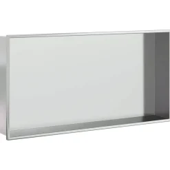 vidaXL Douchenis 62x32x9 cm roestvrijstaal geborsteld zilverkleurig