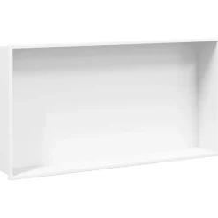 vidaXL Douchenis 62x32x9 cm roestvrijstaal matwit