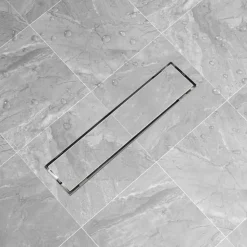 vidaXL Doucheputje rechthoekig 530x140mm roestvrij staal
