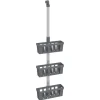 vidaXL Doucherek 30x15x(67-105) cm aluminium