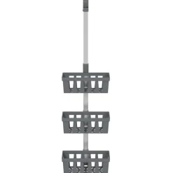 vidaXL Doucherek 30x15x(67-105) cm aluminium