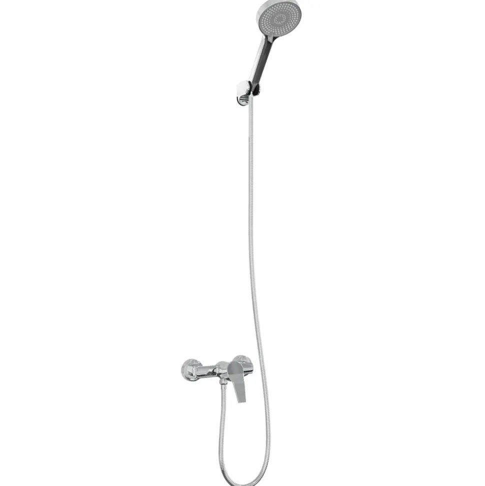 vidaXL Doucheset Chroom G 1 / 2 inch Koper