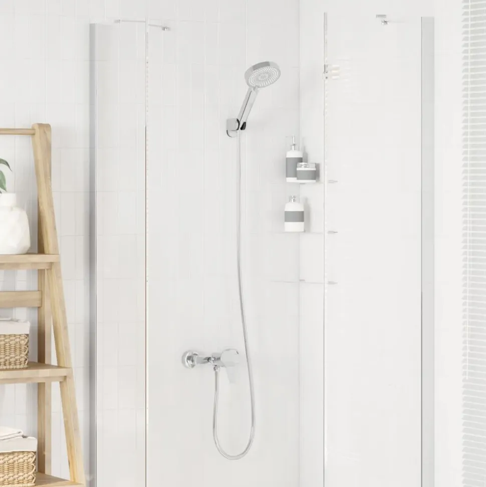 vidaXL Doucheset Chroom G 1 / 2 inch Koper