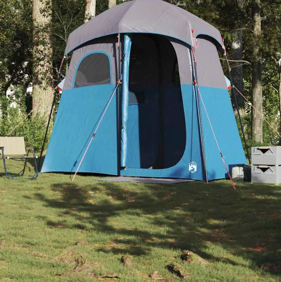 vidaXL Douchetent 2-persoons waterdicht blauw