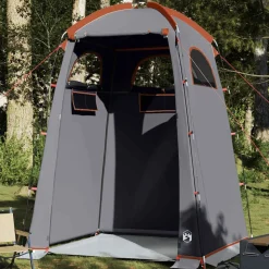 vidaXL Douchetent waterdicht grijs en oranje