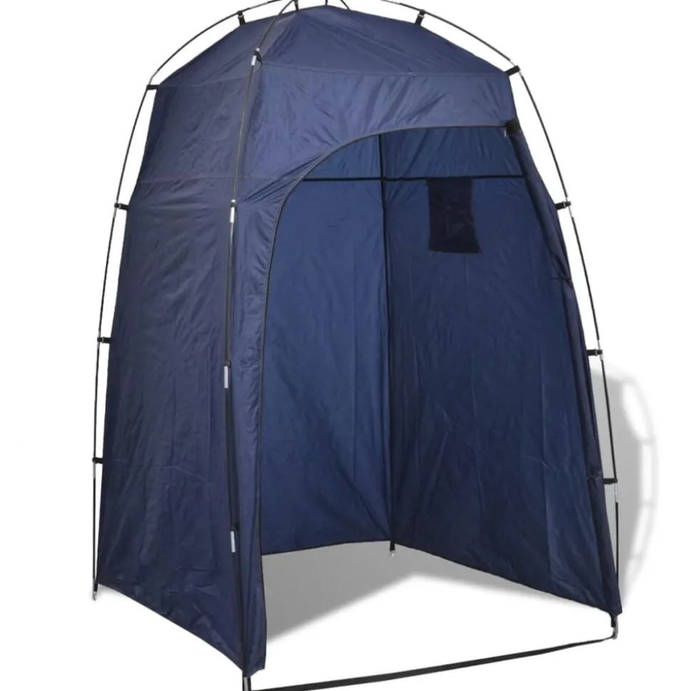 vidaXL Douche-/WC-/omkleedtent blauw