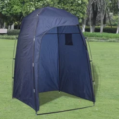 vidaXL Douche-/WC-/omkleedtent blauw