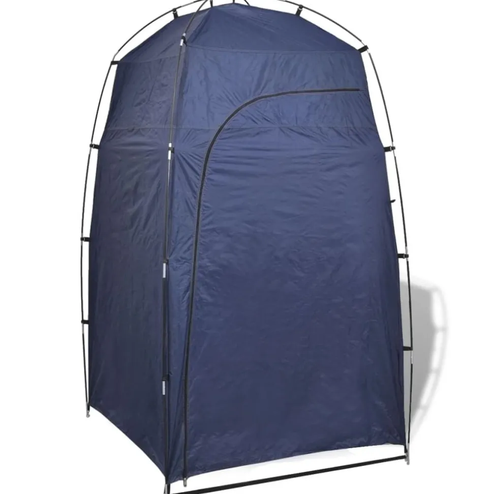 vidaXL Douche-/WC-/omkleedtent blauw