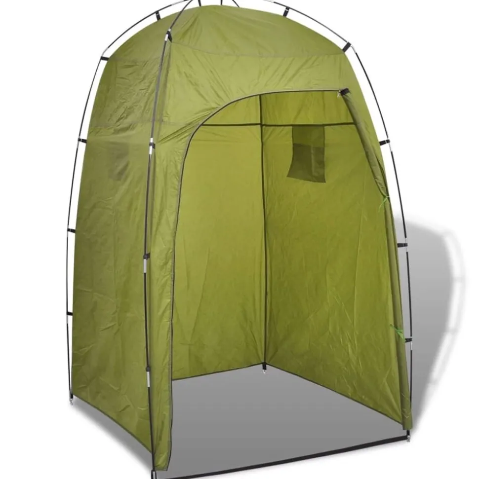 vidaXL Douche-/WC-/omkleedtent groen