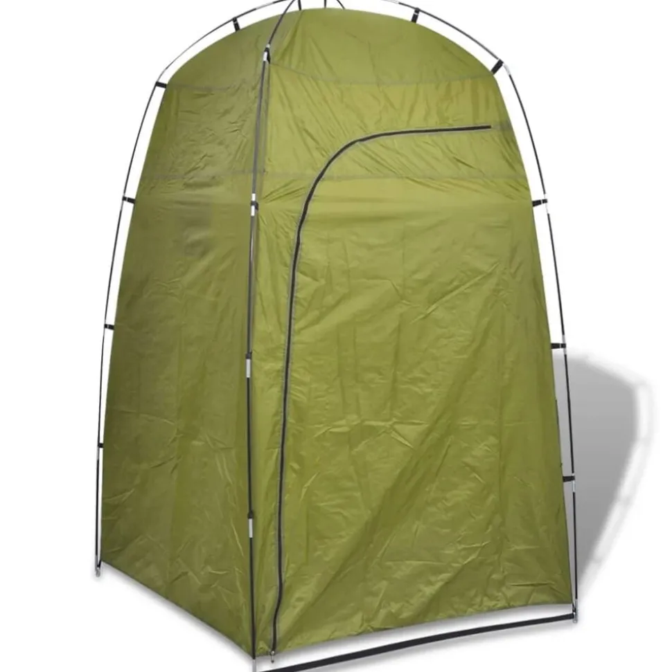 vidaXL Douche-/WC-/omkleedtent groen