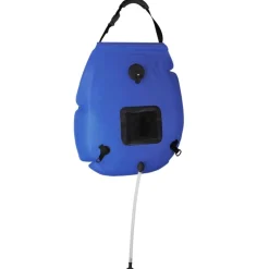 vidaXL Douchezak camping 20 L PVC blauw