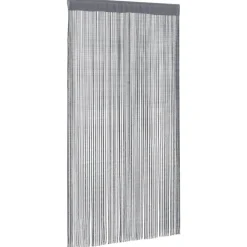vidaXL Draadgordijnen 2 st Antraciet 100x250 cm