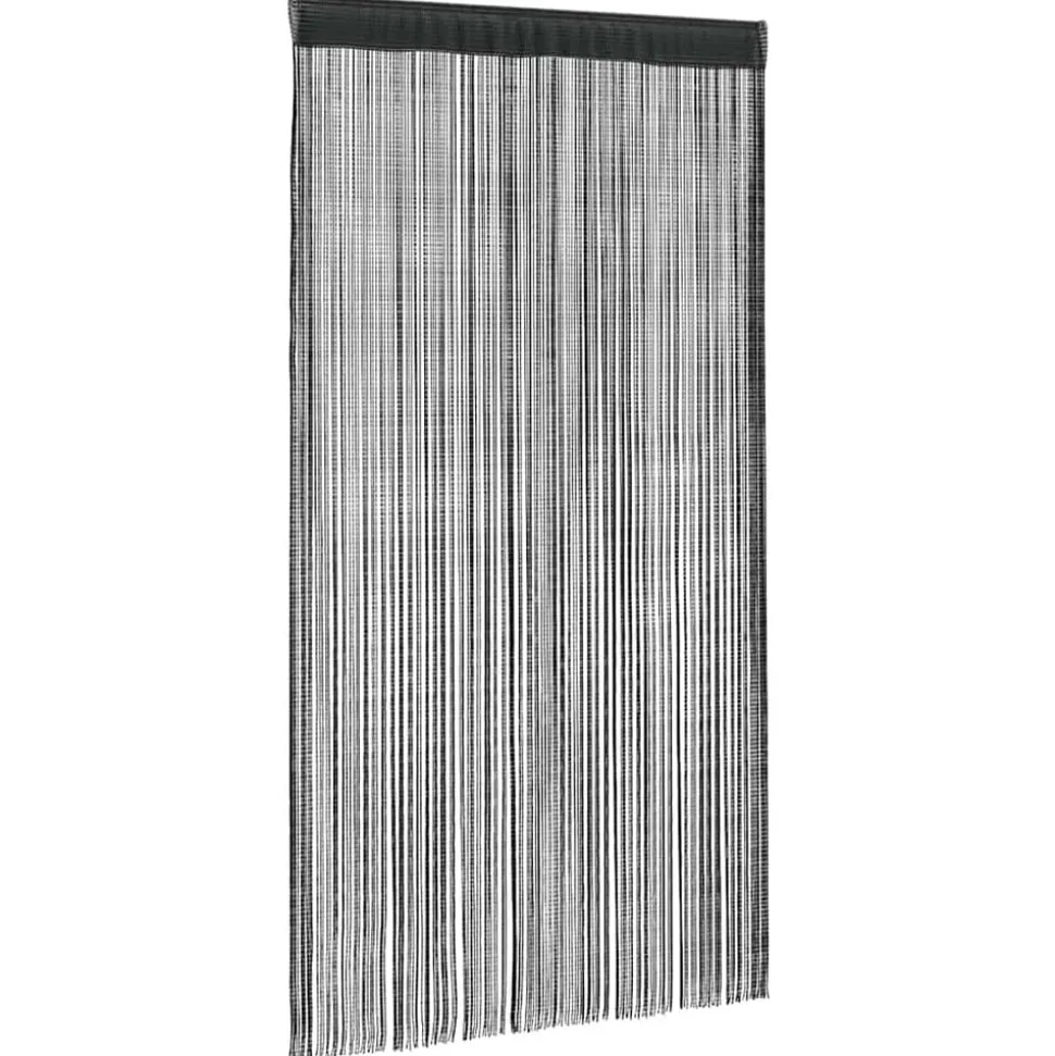 vidaXL Draadgordijnen 2 st 100x250 cm zwart