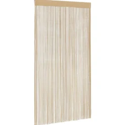 vidaXL Draadgordijnen 100x250 cm beige 2 st