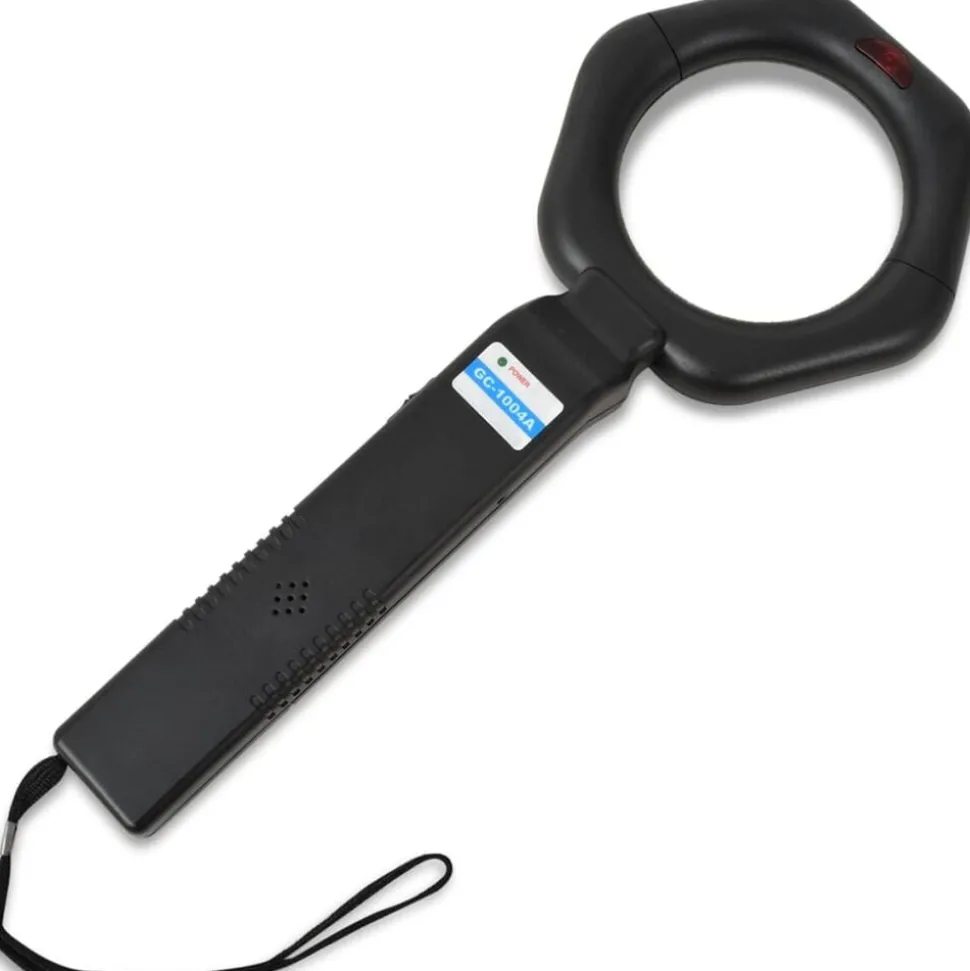 vidaXL Draagbare metaaldetector zwart