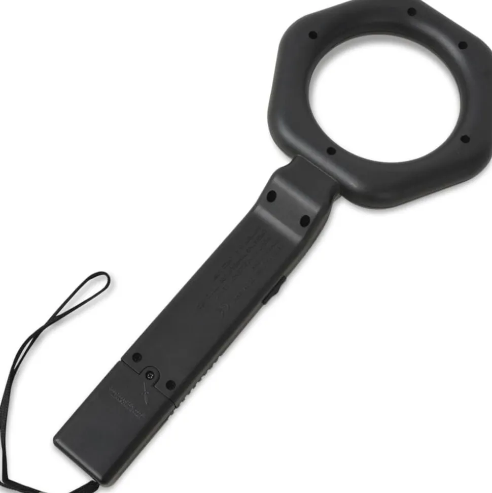 vidaXL Draagbare metaaldetector zwart